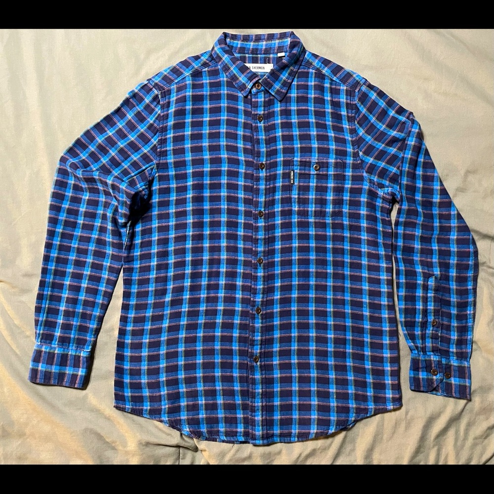 Ben Sherman Long Sleeved Mens Button-down Shirt